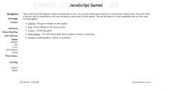 Desktop Screenshot of games.clauss-net.de