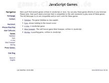 Tablet Screenshot of games.clauss-net.de